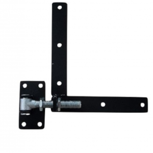 Verstelbaar Poortbeslag Rechts L=300mm zwart