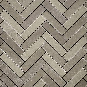 Hollandse streken Twents Dikformaat 20x6x6,5 cm, Grijs genuanceerd, getrommeld