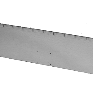 Kantopsluiting Flex 300x27,7x0,2 cm Verzinkt