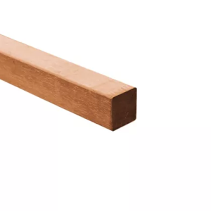 Paal 6,5x6,5x300 cm Azobé geschaafd