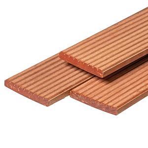Gardenlux hardhouten vlonderplank 2,5x14x400 cm