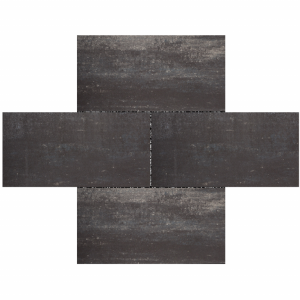 Cottage stone Somerset 30x60x4 cm Grijs/zwart