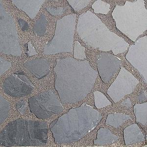 Flagstone Pure Black 2,5-4 cm dik Antraciet