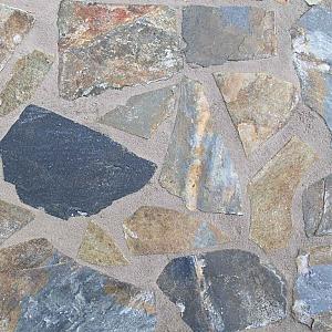 Flagstone Kwartsiet Glacier Grey Blue 3-5 cm dik Grijs-blauw
