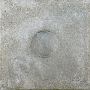 Knikkerpottegel 30x30x6 cm Grijs