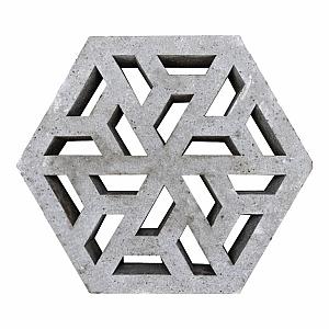 Oud Hollandse ECO Tegel  37,5x37,5x7 cm Grijs