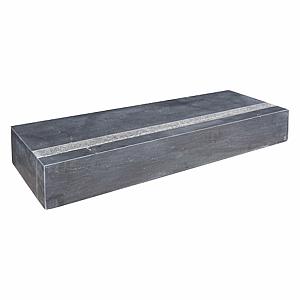 Hardsteen traptrede met facet Asian Bluestone 35x15x100 cm Blauw gezoet