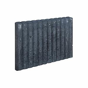 Mini Palissadeband 50x40x6 cm Zwart