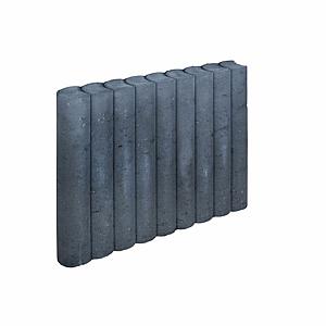 Rondo Palissadeband 50x50x8 cm Zwart