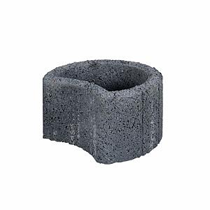 Moonflor Ø 35x20 cm Zwart