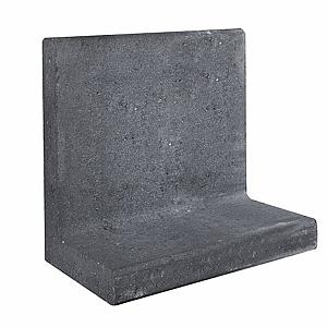 L-element 50x30x50 cm Zwart