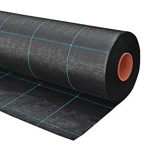 Gronddoek 200 cm breed/m1 Zwart