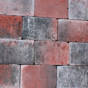 Tambour 30x20x6 cm Rood-zwart