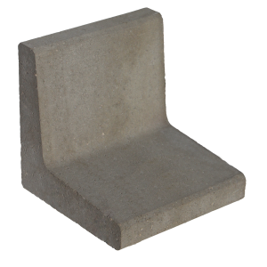 L-element 40x40x40 cm Grijs