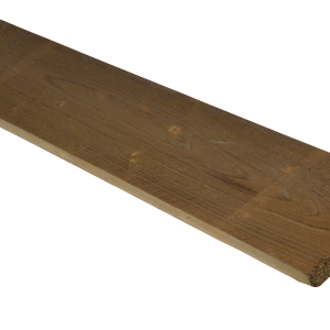 Plank 1,5x14x400 cm ME Grenen geschaafd groen geïmpregneerd
