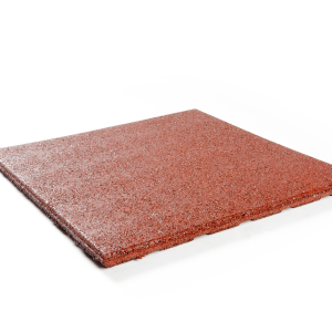 Veiligheidstegel 50x50x2,5 cm Rood