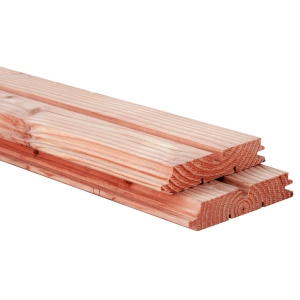 Rhombus profiel 2,8x14x400 cm Douglas geschaafd, onbehandeld