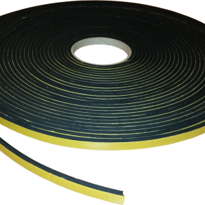 EPDM afstandband voor aluminium onderligger 0,5x1x2000 cm
