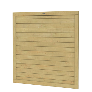 Tuinscherm Hillhout Basic 180x180 cm Recht Vuren Groen geïmpregneerd