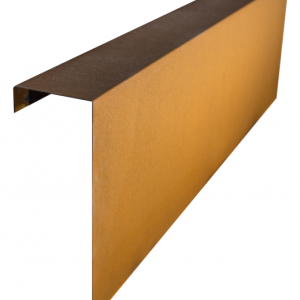 Cortenstaal overzetstuk 150x45x15 cm tbv wallblock