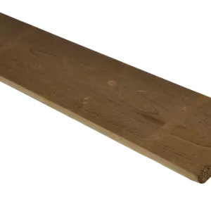 Plank 2x20x180 cm Grenen geschaafd groen geïmpregneerd