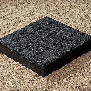 Gitruittegel 16 vaks 30x30 cm Zwart
