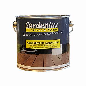 Bamboo olie 2,5 liter donkerbruin