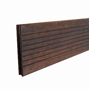 Vlonderplank 1,8x14x186 cm Bamboe donkerbruin