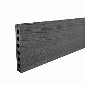 Vlonderplank 2,3x13,8x300 cm, Composiet grey wood