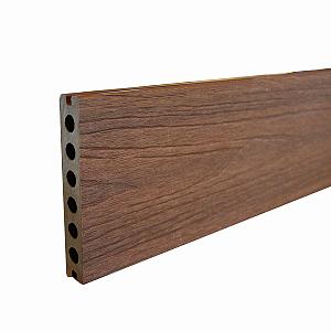 Vlonderplank 2,3x13,8x300 cm, Composiet brown wood