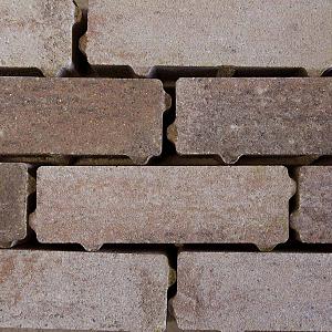 Eco bricks Volkerak 7x21x8 cm Beige/bruin/grijs