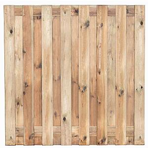 Tuinscherm Colorado 17-planks 180x180 cm Grenen Groen geïmpregneerd