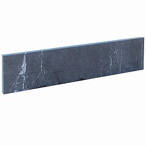 Marmer vijverrand met facet Marble Pietra Grey  3x25x100 cm Grijs