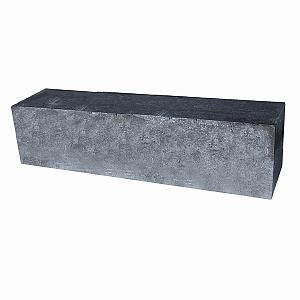 Palissade Block 60x15x15 cm Grijs/zwart