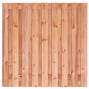 Tuinscherm Breil 19-planks 180x180 cm Red Class Rood geïmpregneerd