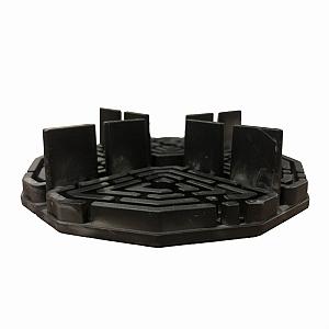 Tegeldrager, vast 10mm, deelbaar 10x10x1 cm