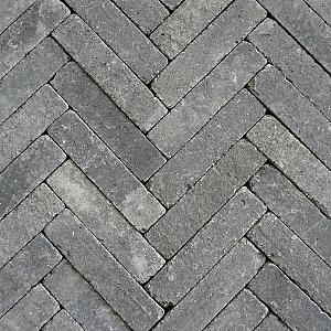 Retrostones Plus 20x5x6,4 cm Grijs/zwart