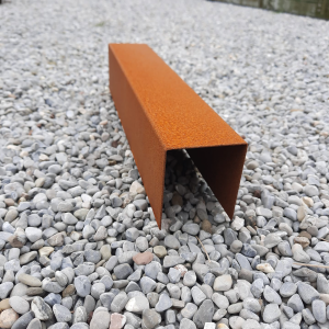 Randbescherming Cortenstaal Top 200x6x5,5cm t.b.v. opsluitband