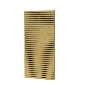 Tuinscherm Hillhout Elan 180x90 cm Balkprofiel Recht Douglas Groen geïmpregneerd