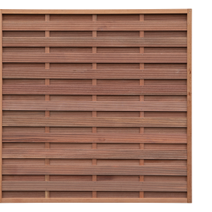 Keruing Elegant scherm 180x180 cm Premium FSC