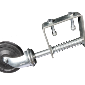 Loopwiel met veer voor tuinhek Gegalvaniseerd