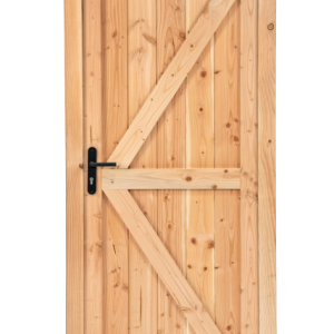 Douglas deur compleet Enkel.klampdeur B914x2021mm sponn.maat