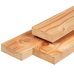 Ligger 4,5x14,5x400cm Lariks/Douglas gedroogd/geschaafd