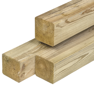 Paal 8,8x8,8x300 cm ME Grenen geschaafd, groen geïmpregneerd