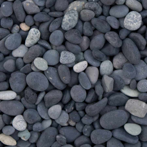 Beach Pebbles 5-8 mm Antraciet, mini bag 500 kg