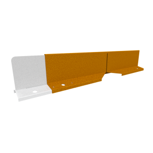 Hardline Borderrand Hoekstuk Cortenstaal 10cm lengte 50cm