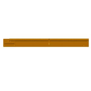 Flexline Borderrand Hoekstuk Cortenstaal 10cm