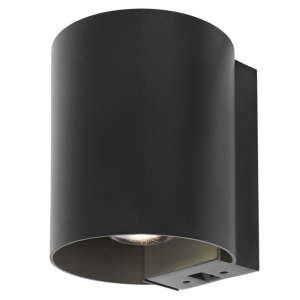 Halo Up-Down Wall 12V Black Ø10x11,5x12 cm