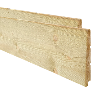 Zweeds rabat 1,5/3x19,5x400 cm NE Vuren, groen geïmpregneerd