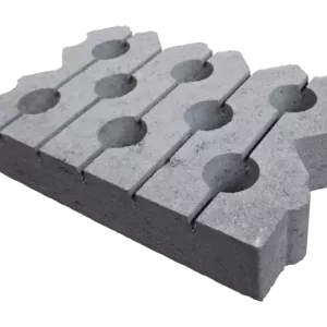 Grastegel type J 60x40x12cm Grijs